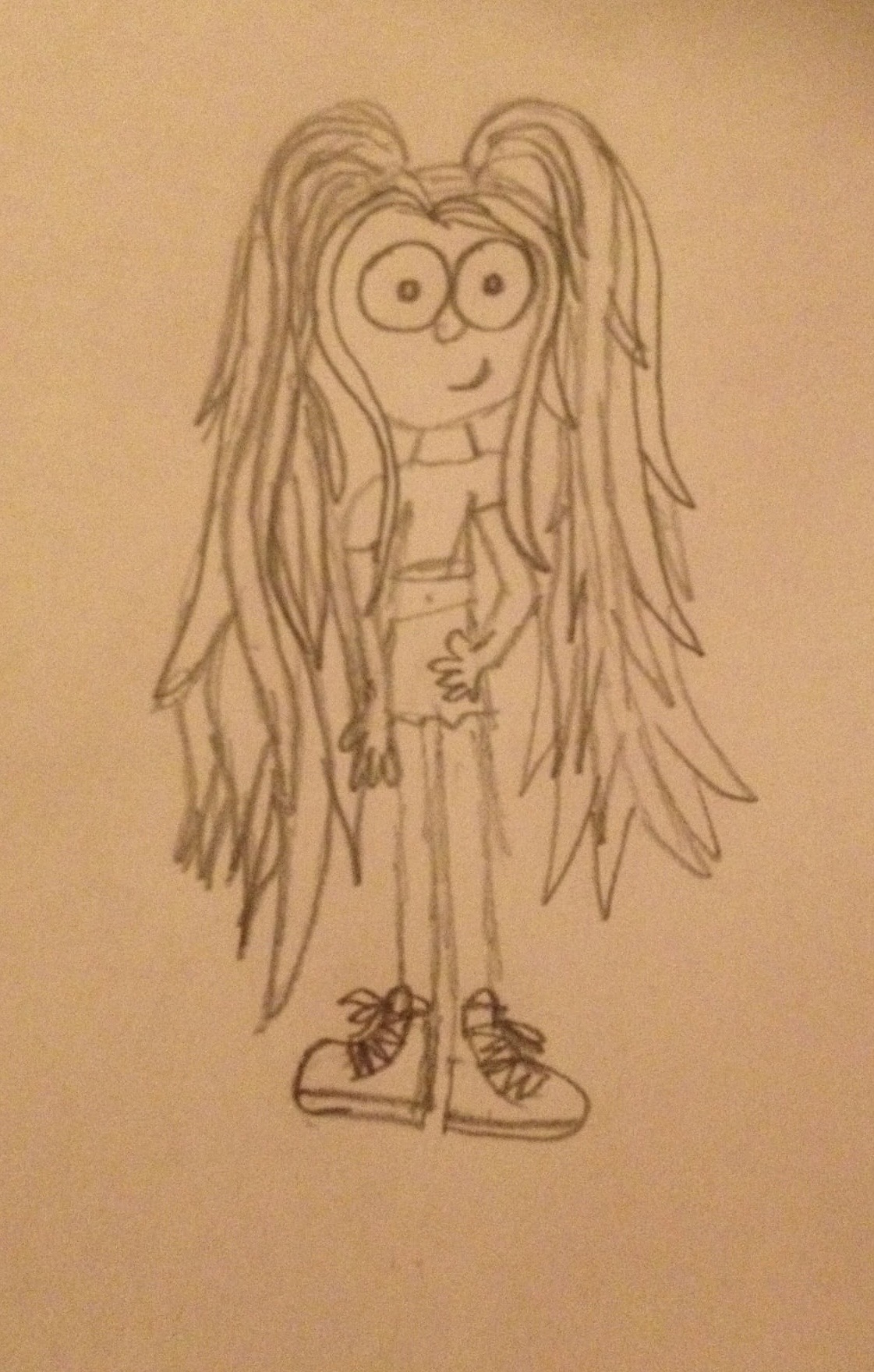 De originele tekening van een kind